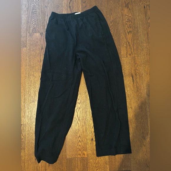 Oak and Fort Elastic Waist Pant | Size XS | Black - Picture 3 of 4